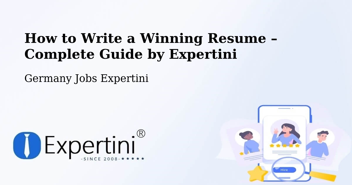 Resume Writing Guide for Job Seekers – Aldingen - Aldingen, Germany Jobs Expertini